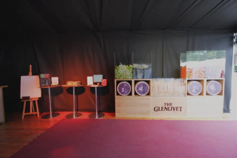 Strefa zagadek (Brain Zone) na Festiwalu Whisky dla marki The Glenlivet