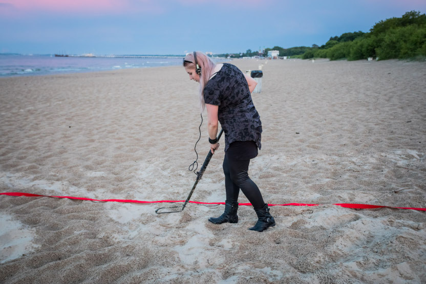 Gra terenowa Puzzle hunt przy plaży w Sopocie